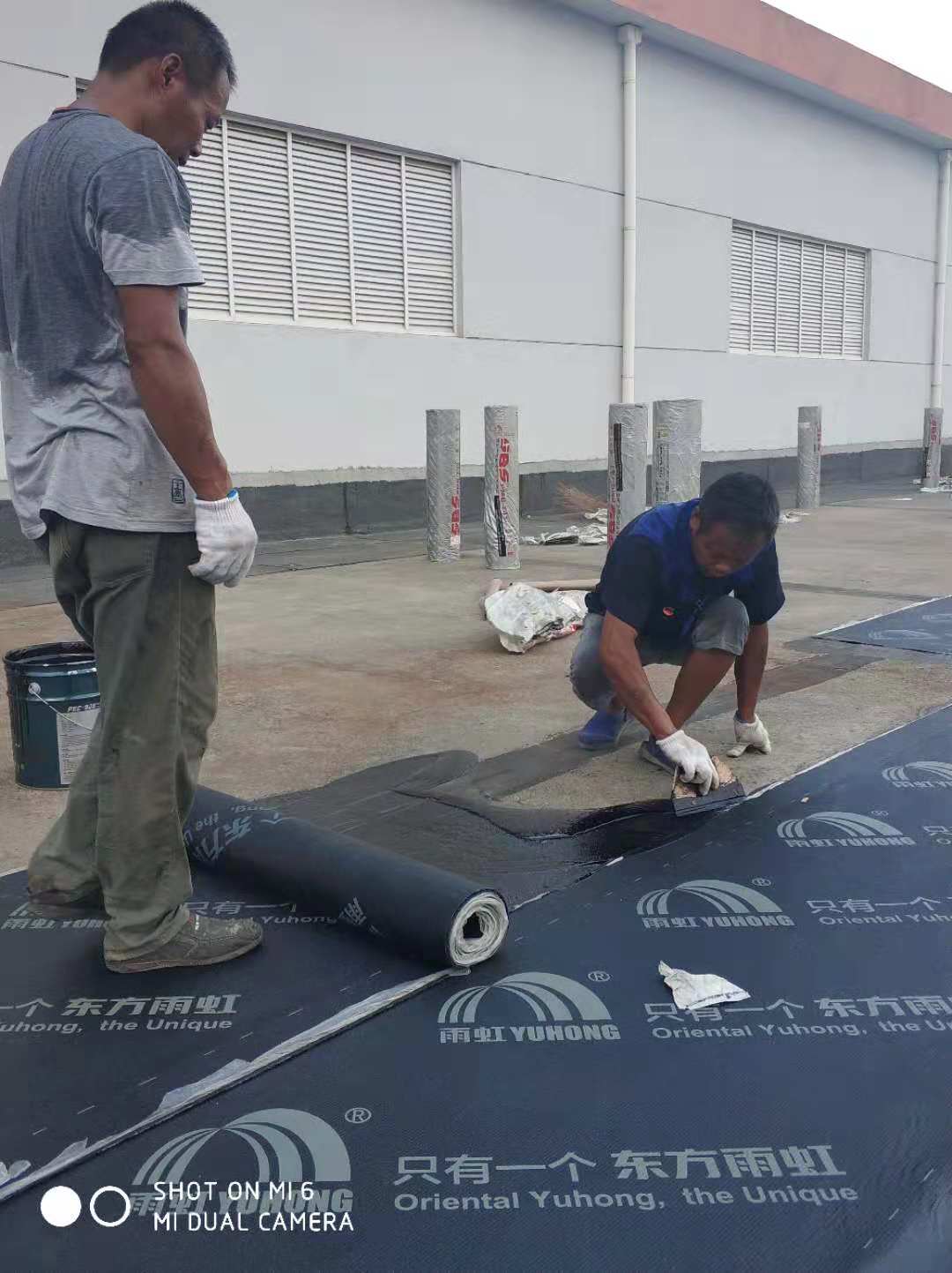 屋面防水材料在施工中的注意事项 [南京蓝盾]
